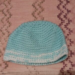 Cozy Blue and White Hat Beanie